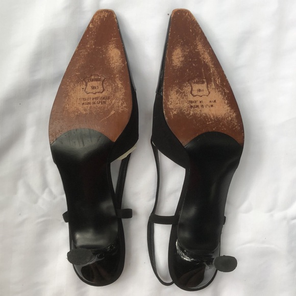 Stewart Weitzman Black Heels Sz 10 - Picture 9 of 11